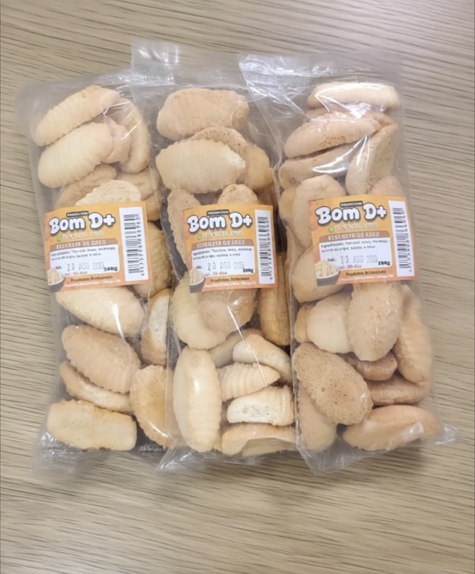 Biscoito de Coco Artesanal - Bom D+ (100g)