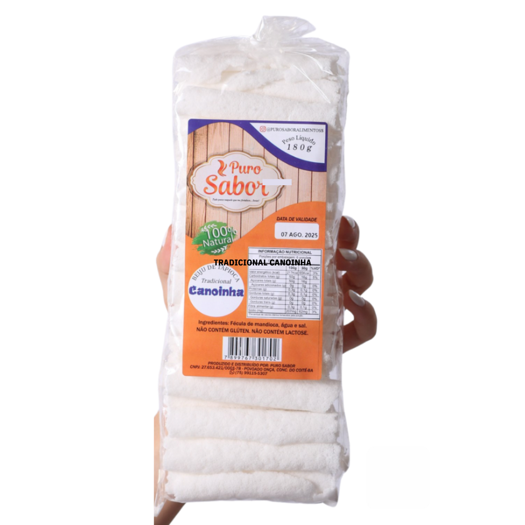 BEIJU DE TAPIOCA TRADICIONAL CANOINHA